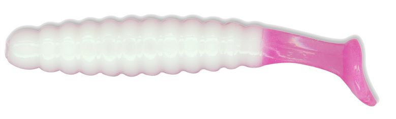 Charlie Brewers Crappie Grub 1.5In 18Pk White