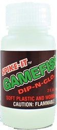 Spike-It Dip-N-Glo Worm Dye 2Oz Fish-Chartreuse