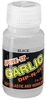 Spike-It Dip-N-Glo Worm Dye 2Oz Garlic-Black