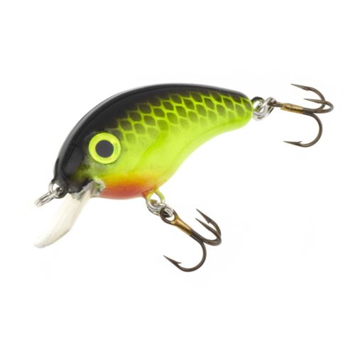 Strike King Bitsy Minnow Crankbait 1.25In 1/8Oz Chart/Black