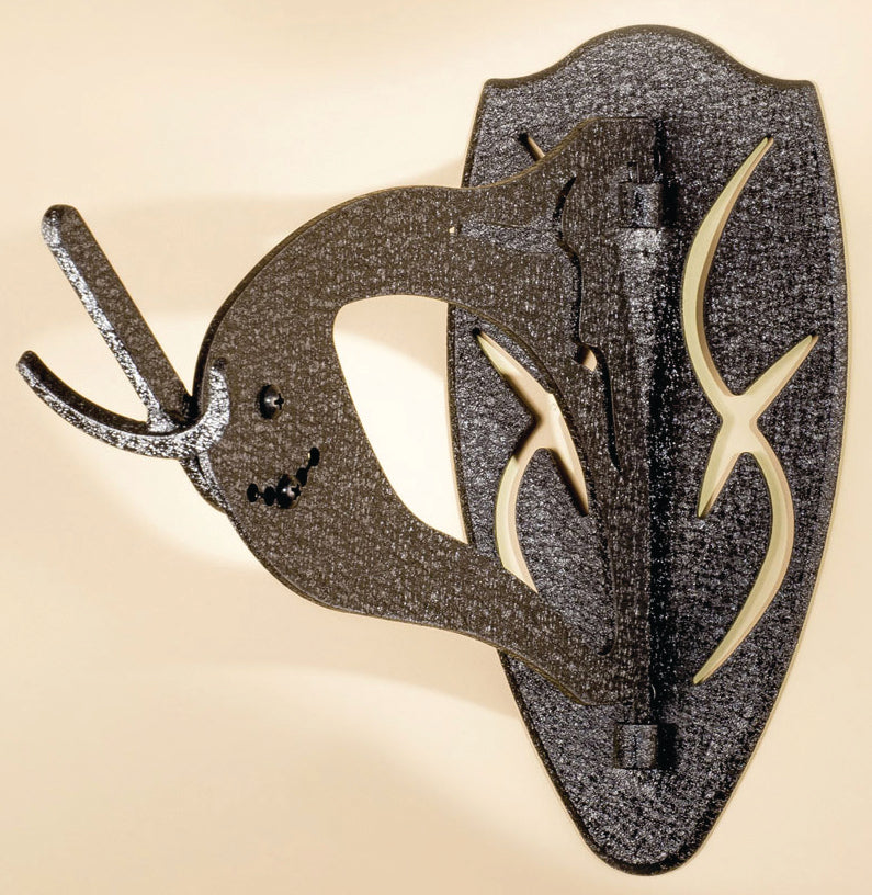 Skull Hooker Big Hooker Wall Mount Black