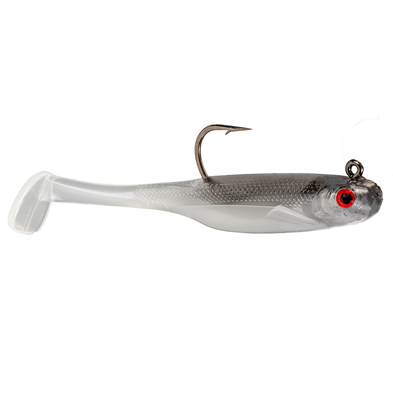 Strike King Homing Minnow Swimbait 4In 1/4Oz 3Pk Ghost Shad
