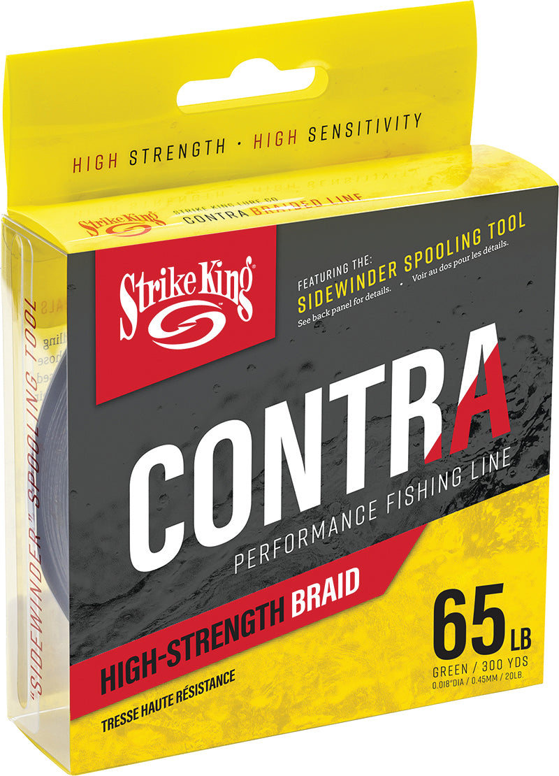Strike King Contra Braid Line Green 300Yd 65Lb