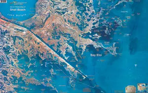 Standard Map Laminated Fishing Map