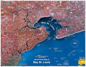 Standard Map Laminated Fishing Map