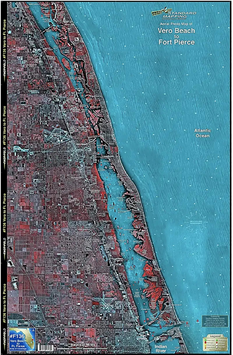 Standard Map Laminated Fishing Map