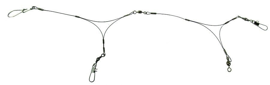Sea Striker Wire Snapper Rig 2-Drop 60#