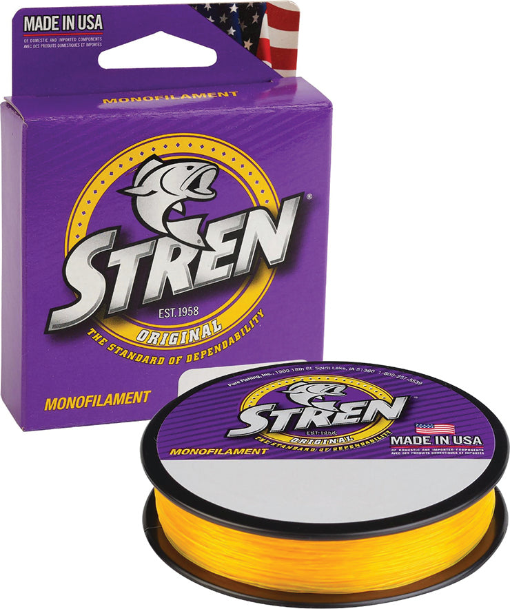 Stren Original Mono Line Hi-Vis Gold 8Lb 100Yd