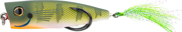Snagproof Zoo Pop Topwater Bait 2.75In 3/8Oz Dark Gill