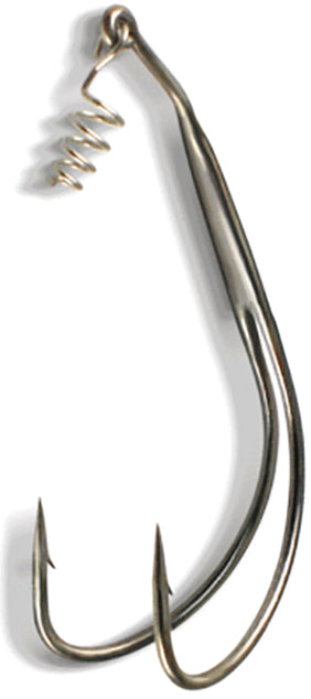 The Frog Factory Double Take L-Shank Hook Black 4/0 2Pk