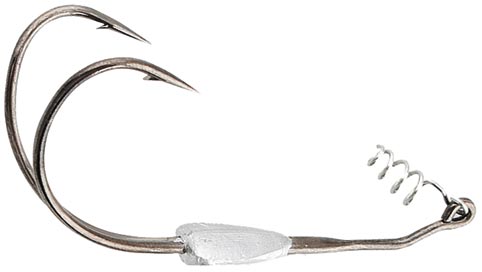 The Frog Factory Double Take L-Shank Hook Black 4/0 1/8Oz 1Pk