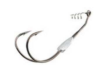 The Frog Factory Double Take L-Shank Hook Black 5/0 1/8Oz 1Pk