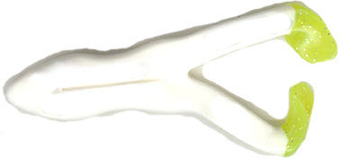The Frog Factory Ribbit Hot Feet Frog 4In 5Pk White/Chartreuse
