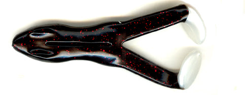 The Frog Factory Ribbit Hot Feet Frog 4In 5Pk Black/Pearl