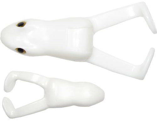 The Frog Factory Ribbit Rigged Top Toad 4In 2Pk White