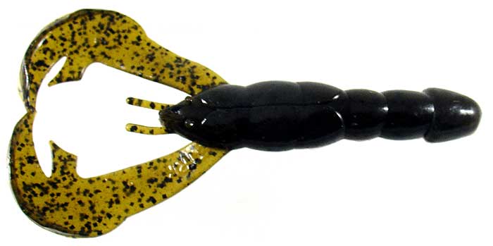 Strike King Rage Tail Baby Craw 3In 9Bg Green Pumpkin