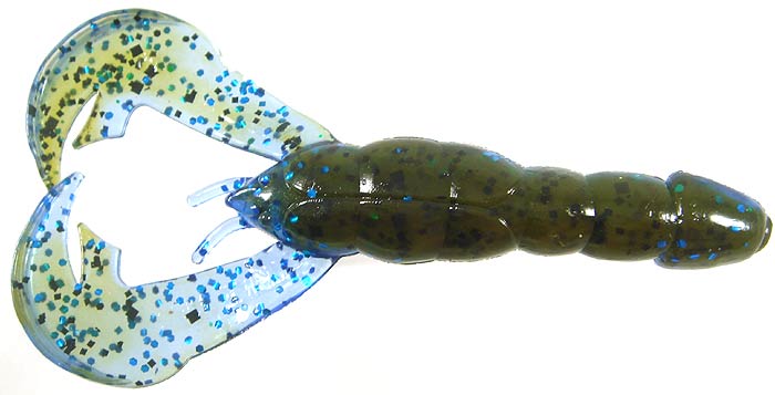 Strike King Rage Tail Baby Craw 3In 9Bg Okeechobee Craw