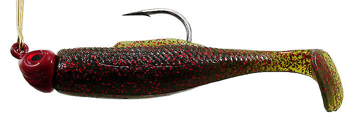 Strike King Redfish Magic Spinner 1/4Oz Avocado/Red Head