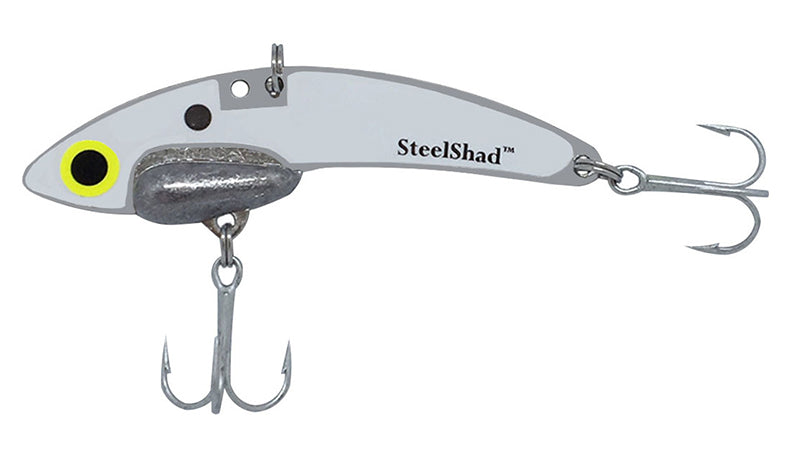STEELSHAD Original Blade Bait 2.75In 3/8Oz White Shad