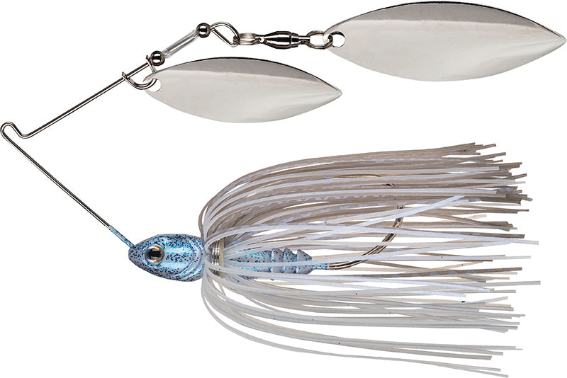Strike King Tour Grade Comp Spinbait 1/2Oz Wl/Wl Blue Glimmer