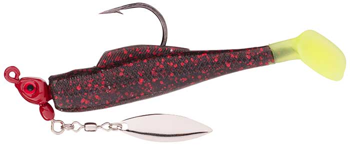 Strike King Speckled Trout Magic 1/4Oz Black Neon/Chat Tl