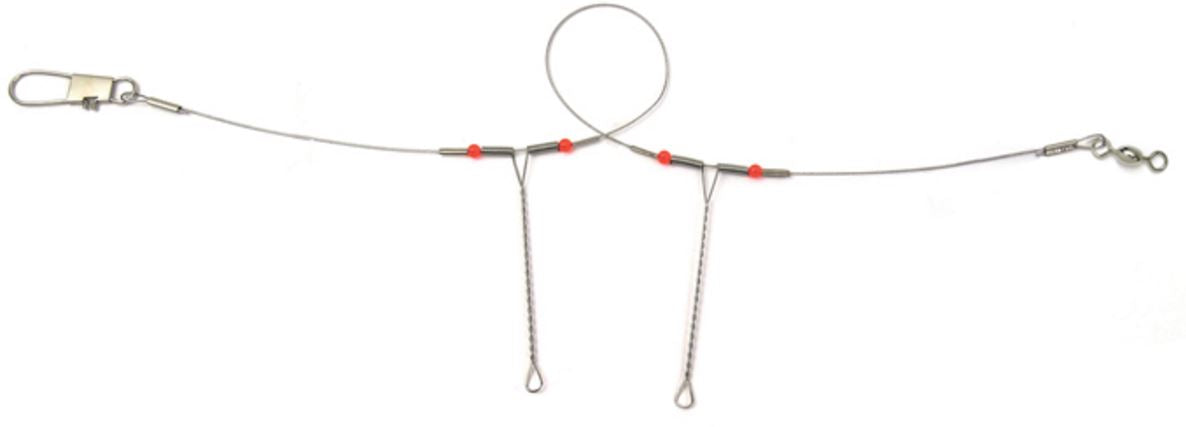 Sea Striker Snelled Bottom Rig 2 Drop Wire 50Ring