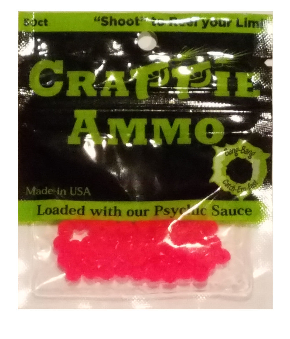 The Crappie Psychic Crappie Ammo 50Bg Pink
