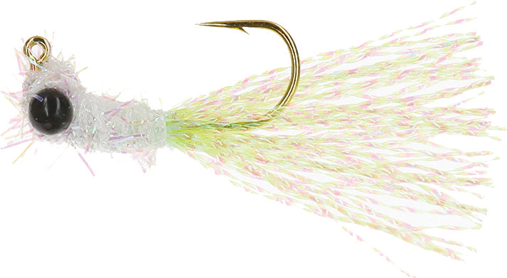 The Crappie Psychic Iddy Biddy Grass Shrimp 1/32Oz 3Pk White/Black