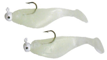 Texas Tackle Factory Double Shad Rig 1/16Oz White/Glo