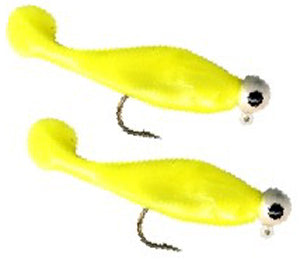 Texas Tackle Factory Double Shad Rig 1/8Oz Glo Chat/Glo Chat