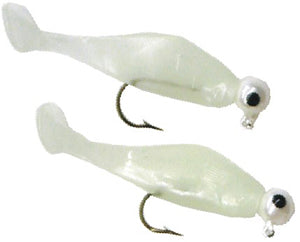 Texas Tackle Factory Double Shad Rig 1/8Oz Glo Wht/Glo Wht