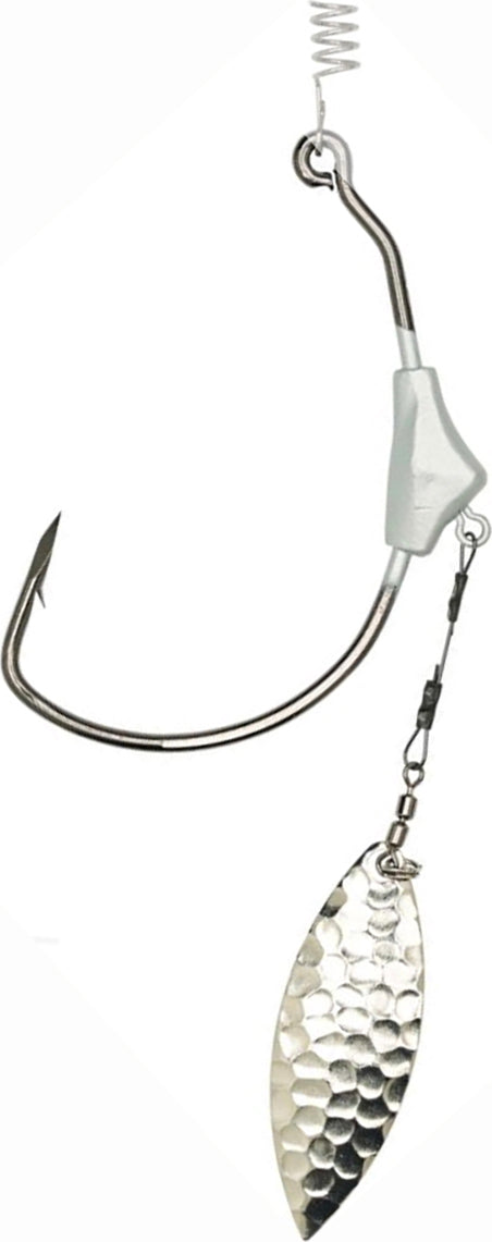 Trokar Mag Swimblade Hook Plat Blk 3/0 1/4Oz 2Pk