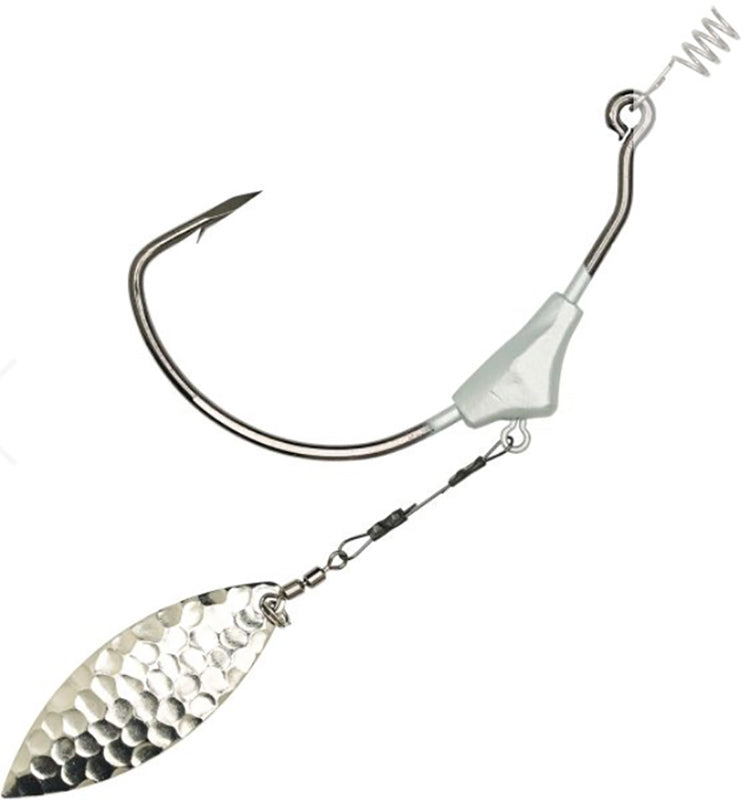 Trokar Mag Swimblade Hook Plat Blk 3/0 1/8Oz 2Pk