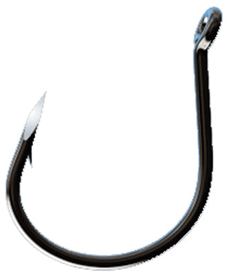 Trokar Wacky Worm Hook Platinum Black Sz1 9Pk