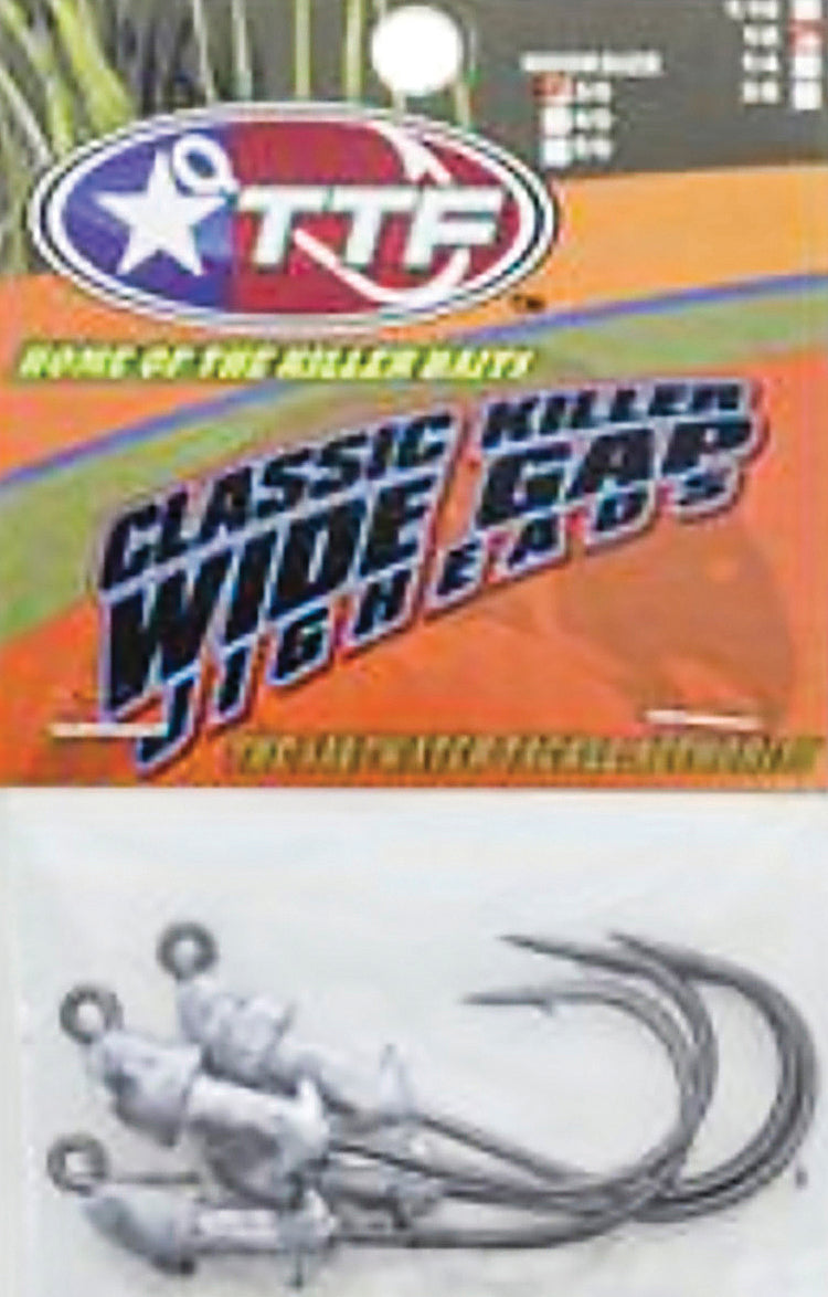 Texas Tackle Factory Killer Jighead 1/4Oz 4Pk Plain