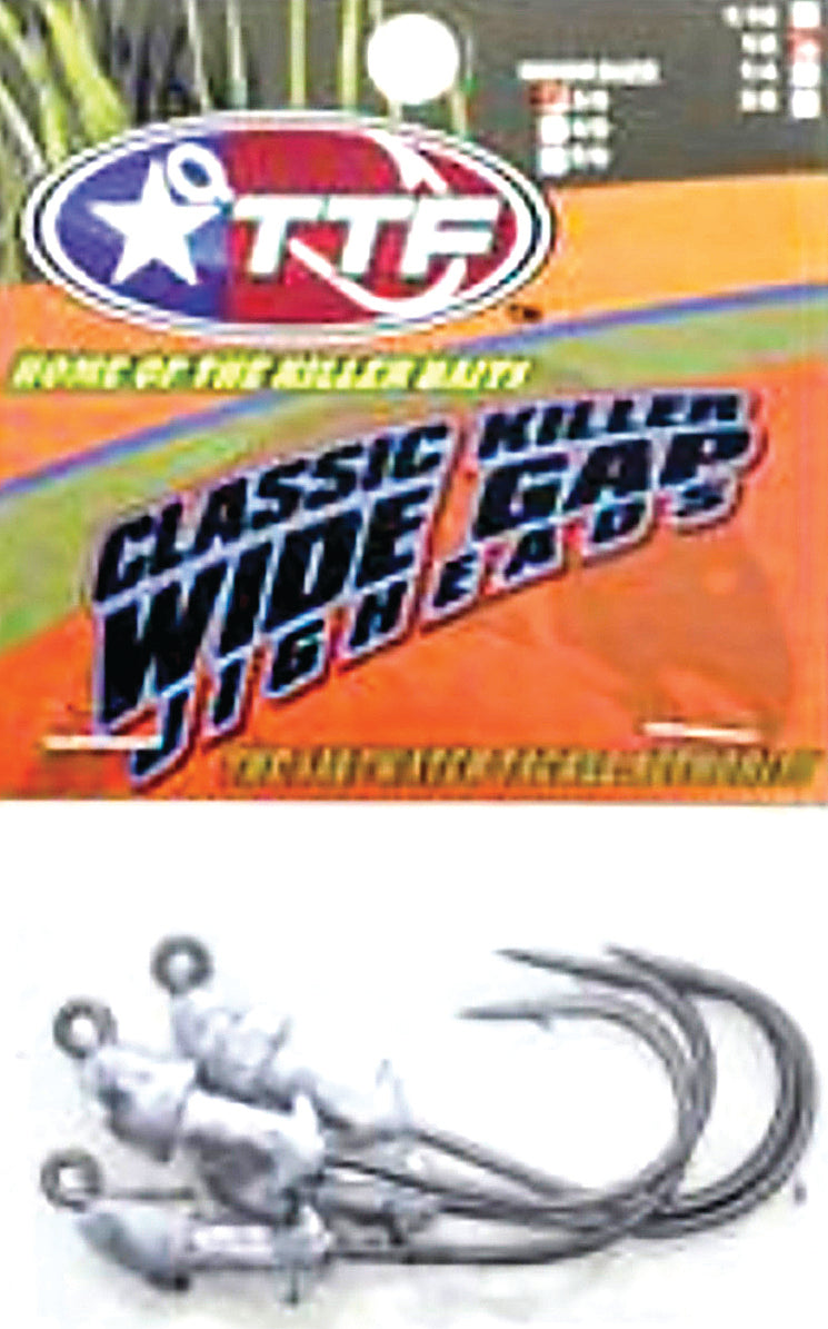 Texas Tackle Factory Killer Jighead 1/8Oz 4Pk Plain