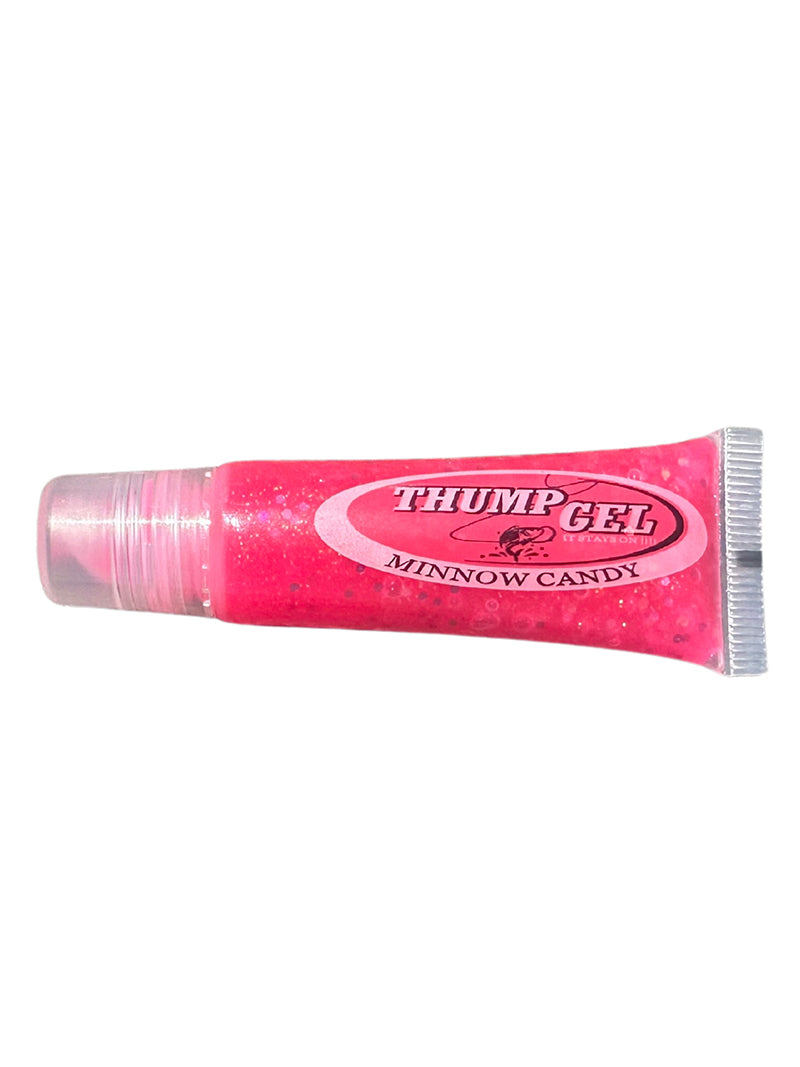 Thump Gel Minnow Candy Gel Attract 10Ml Pink Fish W/Wht & P