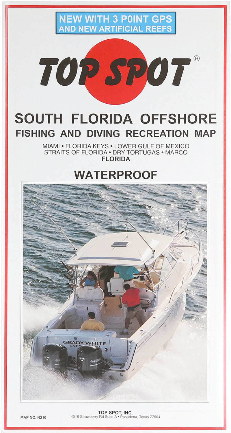 Top Spot Fishing Map South Florida Offshore