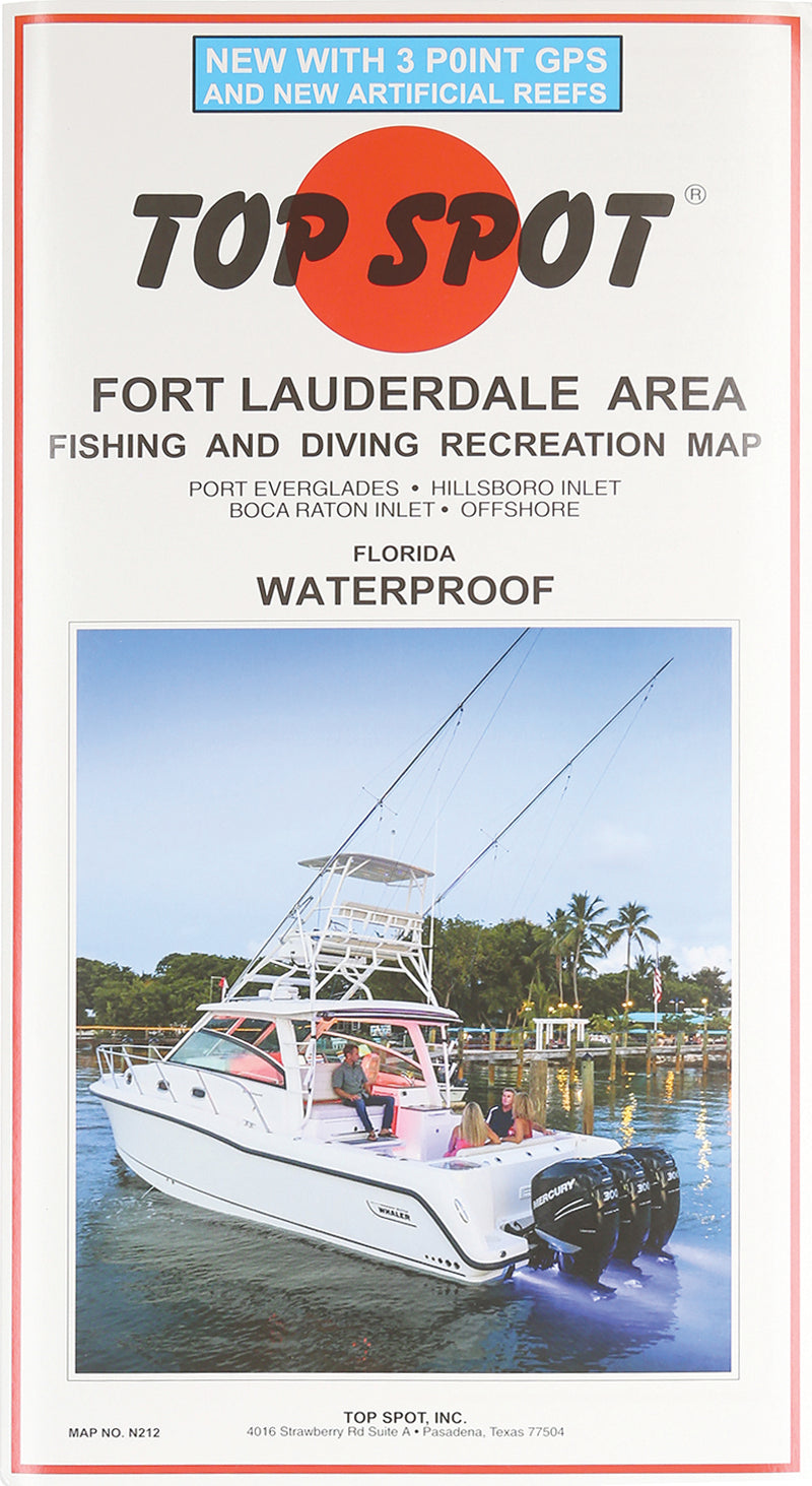 Top Spot Fishing Map Fort Lauderdale