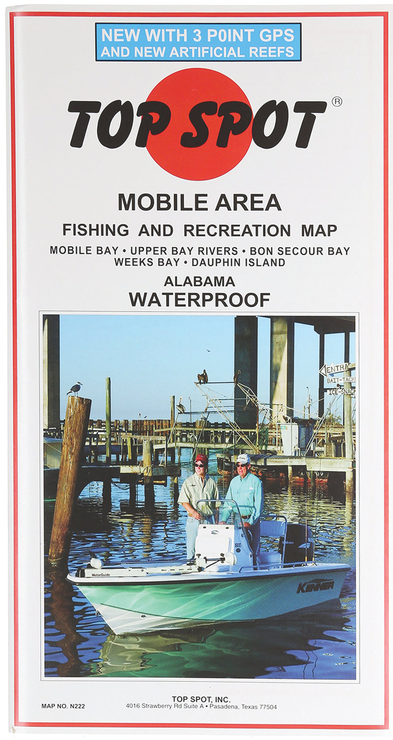 Top Spot Fishing Map Mobile Area