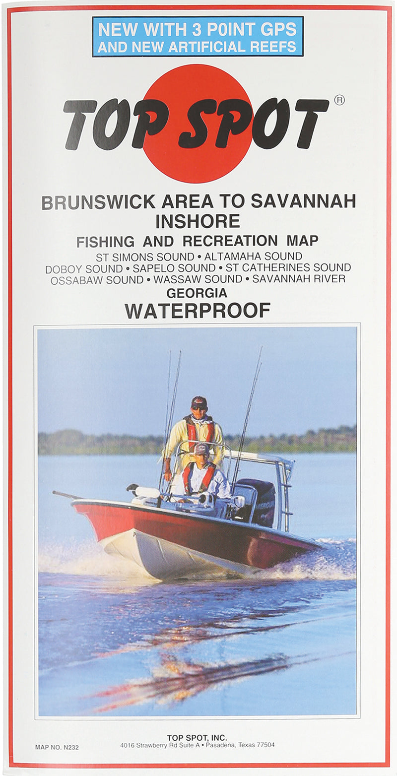 Top Spot Fishing Map Brunswick