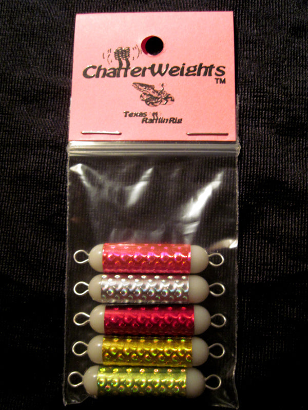Texas Rattlin Rig Chatterweight Mini Multi Holo 2In 5Pk