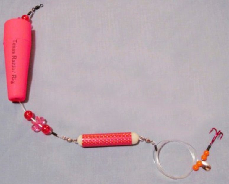 Texas Rattlin Rig Rattlin Poppin Float Rig 3In Pink