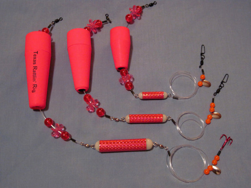 Texas Rattlin Rig Rattlin Poppin Float Rig 2In Pink