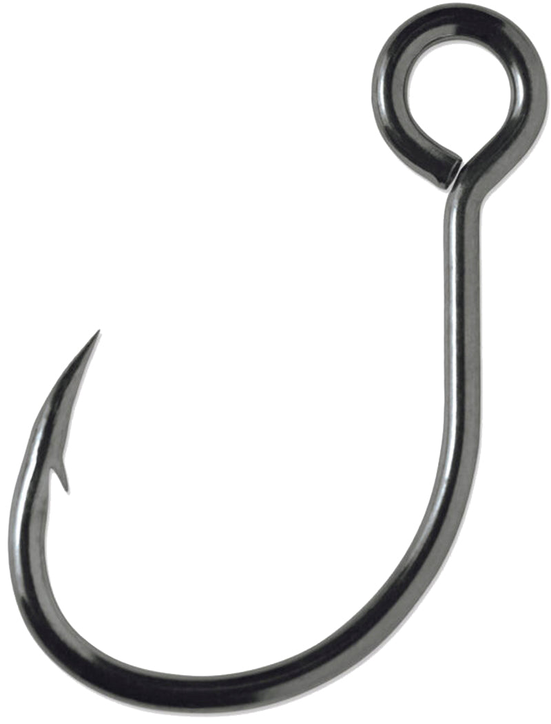 VMC Inline Single Hook Coastal Blk 1X Sz1 10Pk