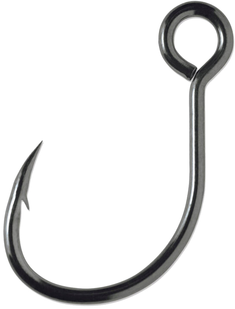 VMC Inline Single Hook Coastal Blk 1X Sz2 10Pk