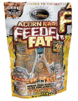 Wildgame Acorn Rage Feeder Fat 5Lb Bag 6Cs