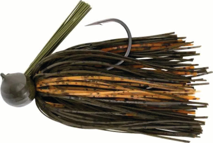 War Eagle Pro Football Jig 1/2Oz Green Pump/Org Crw