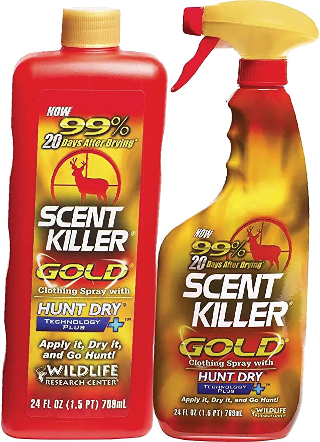 Wildlife Research Scent Elimination Spray 24/24Oz Gold Combo