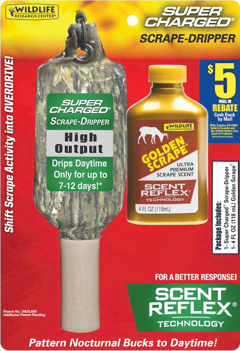Wildlife Research Sc Scrape Dripper Combo W/4Oz Golden Scrape